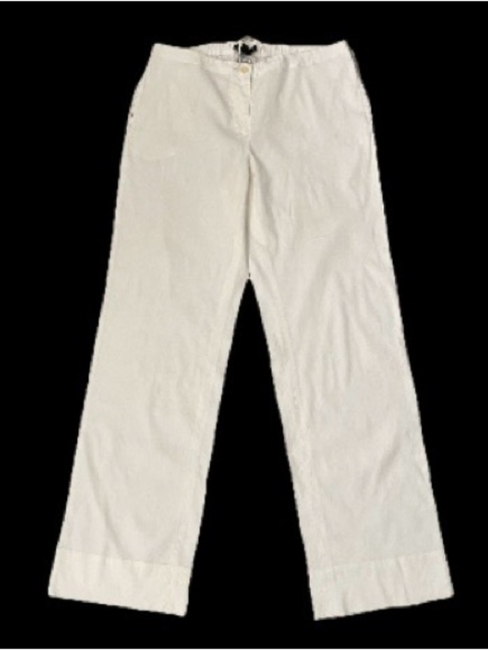 Theory for Bergdorf Goodman White Straight Leg Pants